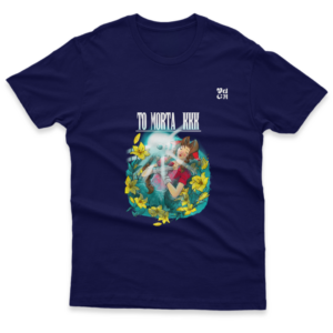 Camiseta Tô Morta azul escuro